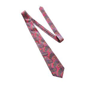 Sarra 100% Silk Men Pai Vibrant Novelty Paisley Neck Tie